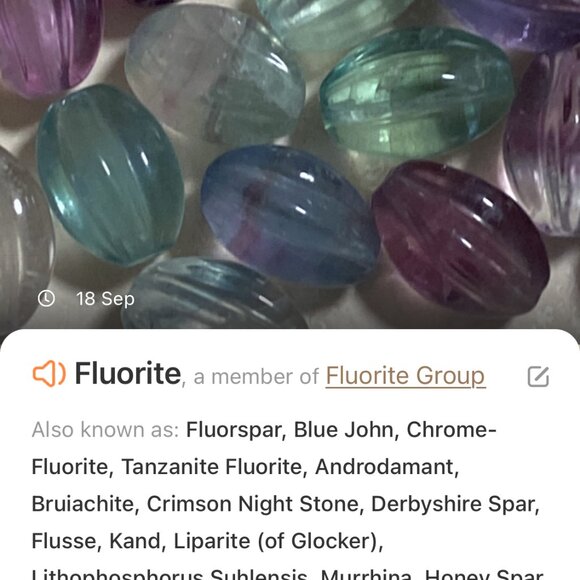 Genuine Purple Fluorite Beaded Necklace, Natural Gemstone Bib Necklace - Picture 14 of 16